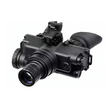 Бінокуляр нічного бачення AGM WOLF-7 PRO NL1 прилад нічного бачення АГМ для військових охорони із електронно-оптичним перетворювачем Gen 2+ Level та зеленим люмінофором 51-64 (штр/мм) штрихів на міліметр Чорний