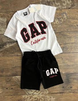 Детский костюм Gap на мальчика 104-110 см белый с черным