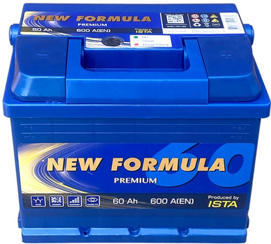 Автомобільний акумулятор NEW FORMULA PREMIUM 60 А/год Єв (-/+) 600 EN 242 x 175 x 190 мм (5602320249)
