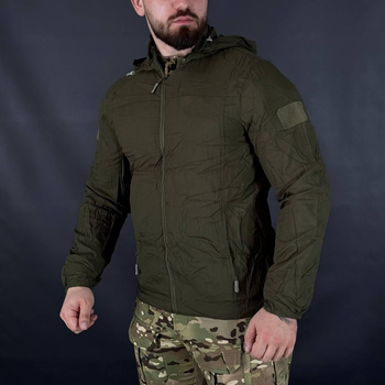 Влагоустойчивая куртка Tactical Skinsuits олива размер XS