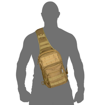 Нагрудна Сумка Camotec COB Sling 31х21х12 койот