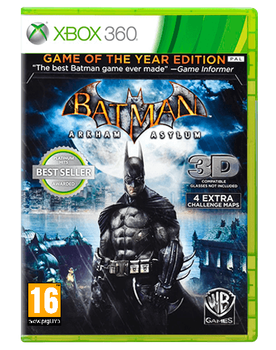 Игра Microsoft Xbox 360 Batman: Arkham Asylum Game of the Year Edition Английская Версия Б/У