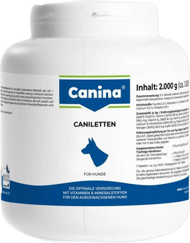 Витаминно-минеральный комплекс Canina Caniletten для взрослых собак 2 кг 1000 таблеток (4027565120321)