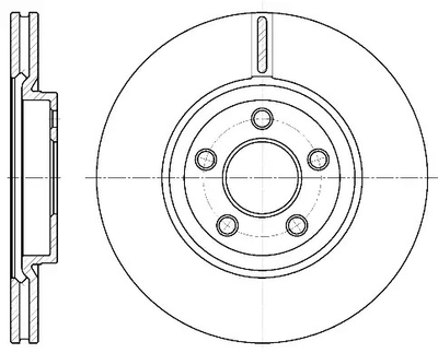 Диск тормозной CHRYSLER PT, REMSA (663710)