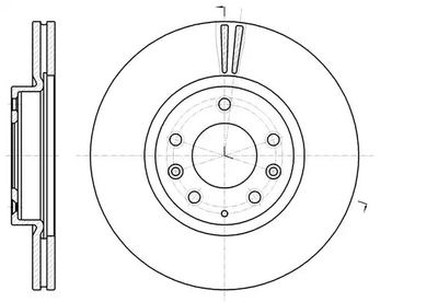 Диск гальмівний BESTURN (FAW), MAZDA 6, REMSA (6123510)