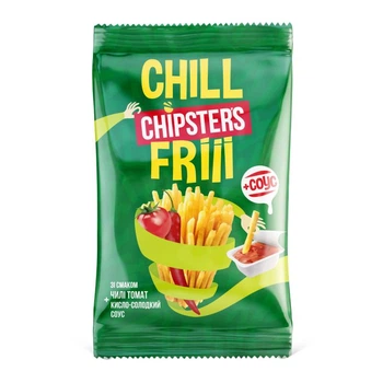 Соломка картопля Chipster"s чилі томат солона з кисло-солодким соусом 55г