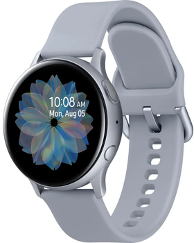 Смарт-часы Samsung Galaxy Watch Active 2 40mm / NFC / GPS / Wi-Fi / Bluetooth 5.0 / Водонепроницаемость IP68 / До 5 дней работы / Tizen OS / Cloud Silver (SM-R820) b3