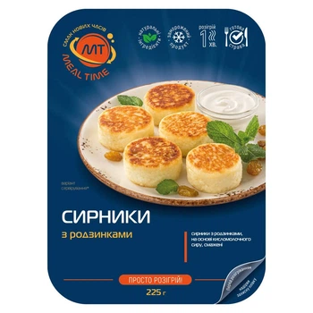 Сирники з родзинками MealTime готова страва 225г