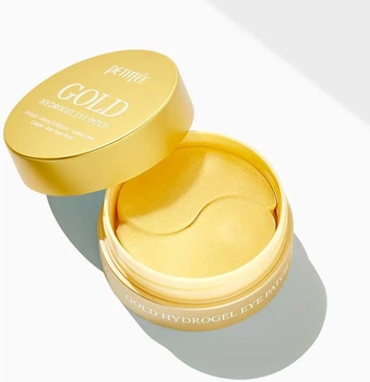 Гідрогелеві патчі для очей із золотим комплексом Petitfee +5 Gold Hydrogel Eye Patch 60 шт