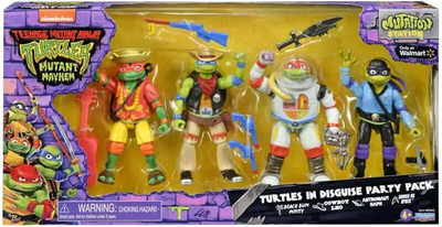 Набір фігурок Playmates Teenage Mutant Ninja Turtles In Disguise Party 4 шт (0043377833420)