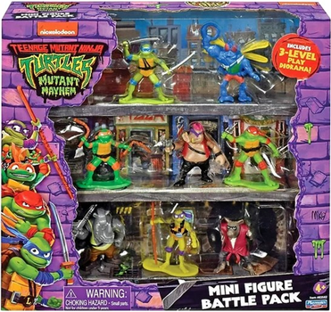 Набір фігурок Playmates Teenage Mutant Ninja Turtles Battle Pack 8 шт (0043377835622)