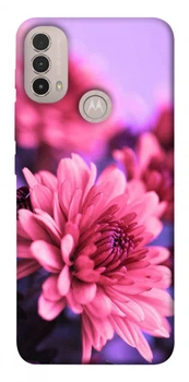 TPU чохол Demsky Нежная хризантема для Motorola Moto E40