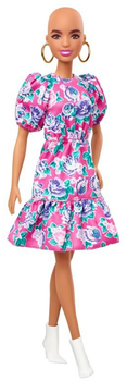 Lalka Mattel Barbie Fashionistas Dress Pink Print Flowers 29 cm (887961804348)