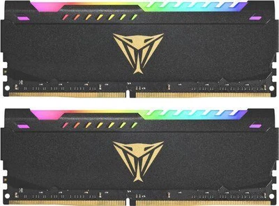 Пам'ять для настільних комп'ютерів Patriot Viper Steel RGB DDR4 32 GB 3600MHz CL20 (PVSR432G360C0K)