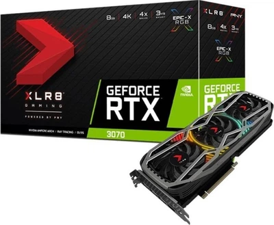 Відеокарта PNY GeForce RTX 3070 Ti 8GB XLR8 Gaming REVEL EPIC-X RGB Triple Fan (VCG3070T8TFXPPB)