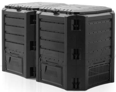 Компостер садовий Ekobat IKSM-800C 800L black