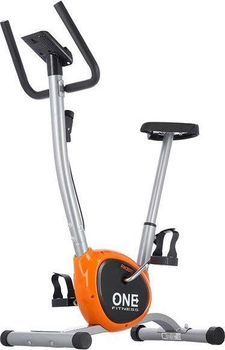 Велотренажер магнітний One Fitness RW3011 Silver/Orange