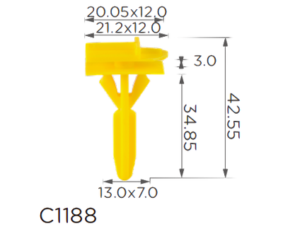 Крепление Chevrolet, GM (25774893, 11518988, 33031124, 11589244)