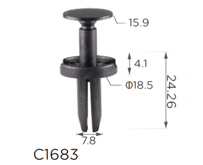 Держатель обшивки/салон Chrysler, Dodge, Jeep (5160260AA, 5160260-AA)