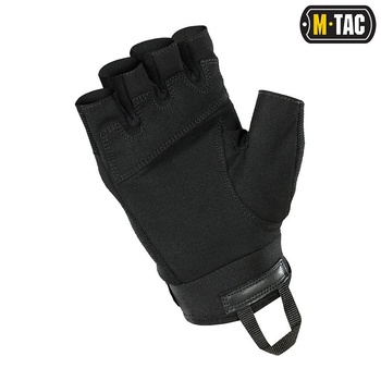 Тактические M-Tac перчатки беспалые Assault Tactical Mk.3 Black черные S