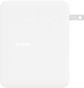 Блок живлення Belkin для ноутбука 4-Port GaN Wall Charger 140W (WCH014BTWH)