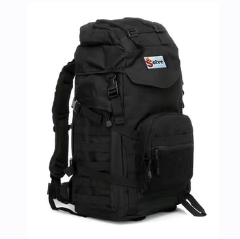 Тактичний похідний рюкзак Solve 50L Чорний KT6003402