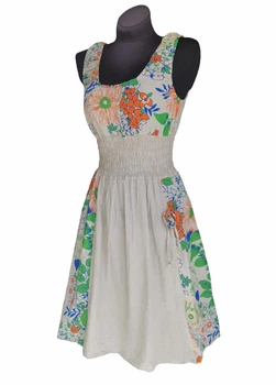 Сарафан жіночий бавовняний Італія Free size No brand 42 Бежевий 079
