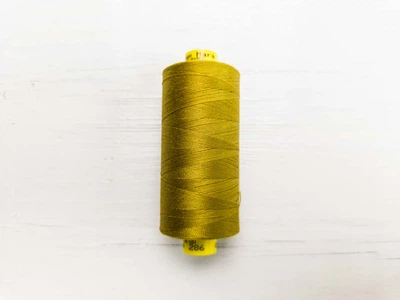 Нитки Gutermann #120 арт. 286, Желтый, №120, полиэстер 100%