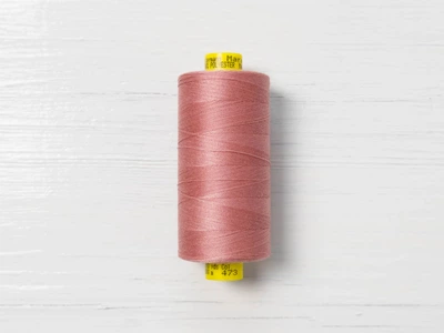 Нитки Gutermann #120 арт. 473, Рожевий, №120, поліестер 100%