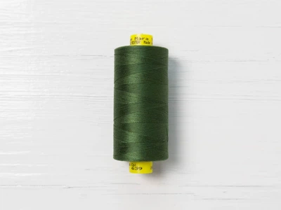 Нитки Gutermann #120 арт. 639, Зелений, №120, поліестер 100%