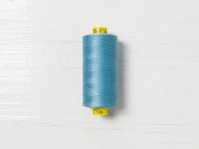 Нитки Gutermann #120 арт. 385, Блакитний, №120, поліестер 100%