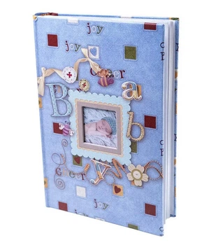 Альбом детский на 300 фото 10х15см Baby joy blue