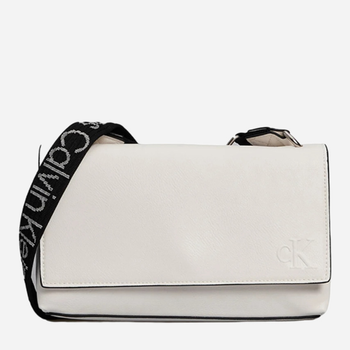 Torebka crossbody damska mała Calvin Klein Jeans K60K611556-YAF Biała (8720109166095)