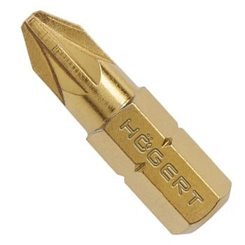 Бита Pozidriv Hoegert S2 1/4" PZ2 5 шт. (HT1S385)