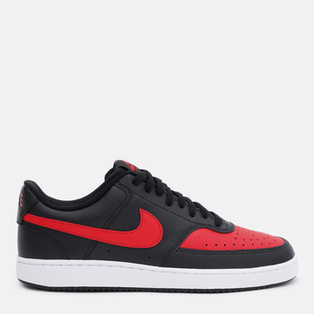 Tenisówki męskie skórzane Nike Court Vision Lo DV6488-001 43 (9.5US) Czarny/Czerwony (196149051178)