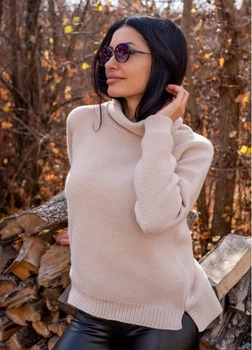 Светр "Лінда" Бежевий 44-46 Oversize Anika 000005556