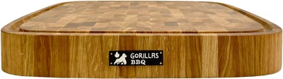 Доска торцевая для нарезки Gorillas BBQ Квадратная из дуба 45х45х6 см (DT-107)