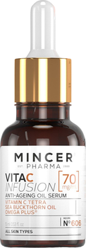 Сироватка для обличчя Mincer Pharma Vita C Infusion Anti-Ageing No.606 15 мл (5905669509855)