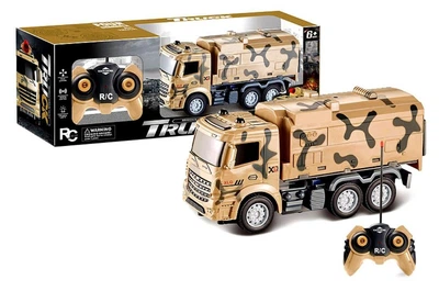 Военный грузовик на пульте управления XQToys с откидным кузовом военная техника на радиоуправлении