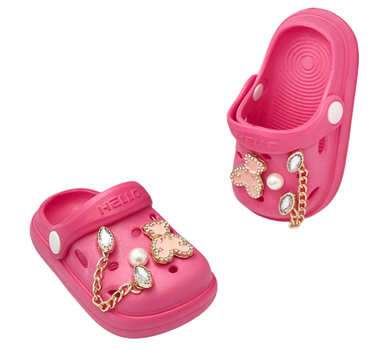 Кроксы для девочек Baby A9110-9/22 Розовый 22