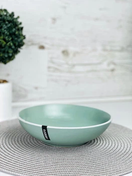 Тарелка суповая 20 см Ardesto Cremona Pastel blue AR2920BC