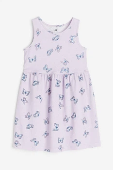 Літня сукня бузкова Метелики H&M 122-128см (400097702)