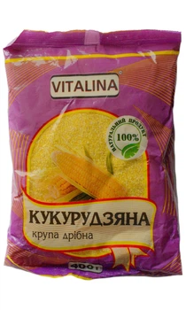 Крупа кукурудзяна дрібна Vitalina 0,4кг