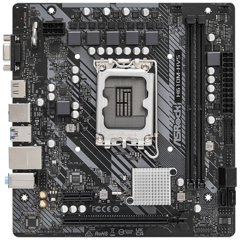 Материнська плата ASRock H610M-HVS s1700 H610 2xDDR4 HDMI D-Sub mATX (H610M-HVS)
