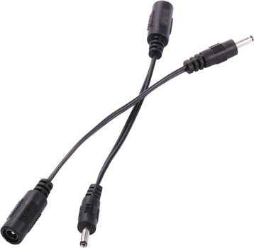 Переходник TOTO DC 5.5 mm*2.5 mm Female - DC3.5 mm*1.35 mm Male Black