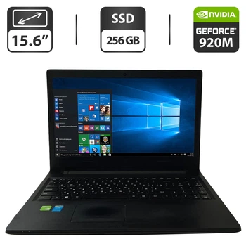 Ноутбук Б-класс Lenovo IdeaPad 100-15IBD / 15.6" (1366x768) TN / Intel Pentium 3825U (2 (4) ядра по 1.9 GHz) / 8 GB DDR4 / 256 GB SSD / nVidia GeForce 920M, 1 GB GDDR3, 64-bit / WebCam / HDMI б/у