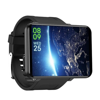 Смарт-часы с Sim картой 4G LEMFO LEMT 1G+16G силиконовый ремешок Black Black (16346)