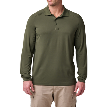 Поло з довгим рукавом 5.11 Tactical® Helios Long Sleeve Polo S TDU Green