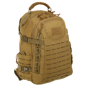 Рюкзак тактичний штурмовий SILVER KNIGHT Deluxe (нейлон, р-р 43х26х15см, 21л, Хакі)