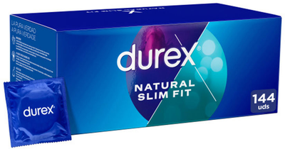 Презервативи Durex Natural Slim Fit 144 шт (8428076000625)